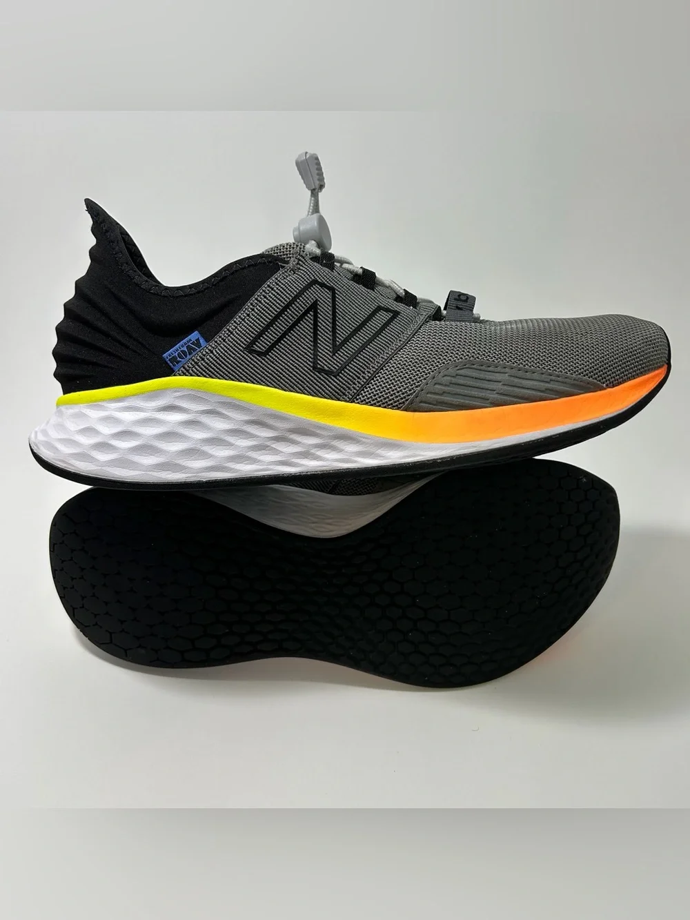 New Balance Fresh Foam Roav Mens 10.5 Gray MROAVGN Slip On Shoe Sneaker Athletic
